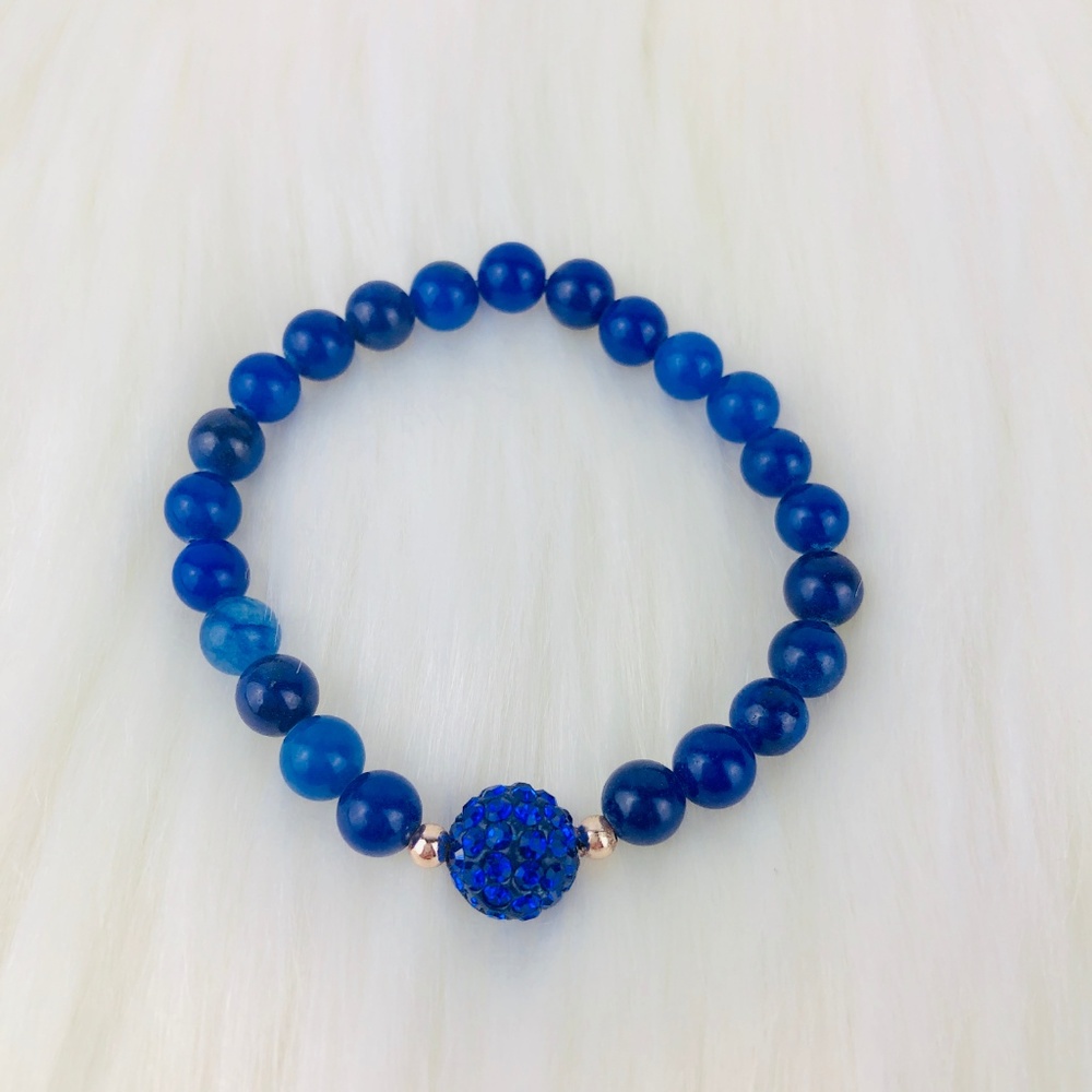 Kids Children Druzy Beaded Bracelet-843/44/45 - Picture 4 of 8